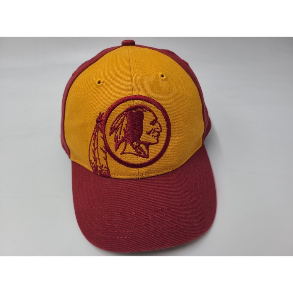 Kids Washington Redskins NFL Team Apparel Adjustable Hat Cap Boy Girl Yellow Red